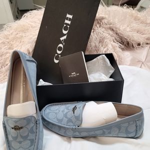 Coach Marley Chambray Loafers
